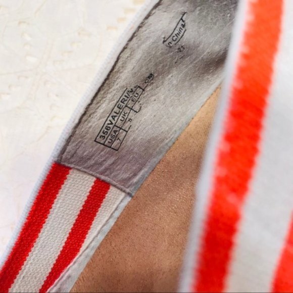 Vionic Valeri Espadrilles Orthopedic Striped Flats - Picture 4 of 9